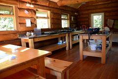 15 Inside Wonder Lodge Cook Shelter Near Lake Magog At Mount Assiniboine.jpg
